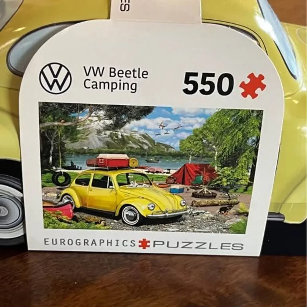 Eurographics VW Beetle Camping 550-Piece Puzzle in Collectible Tin